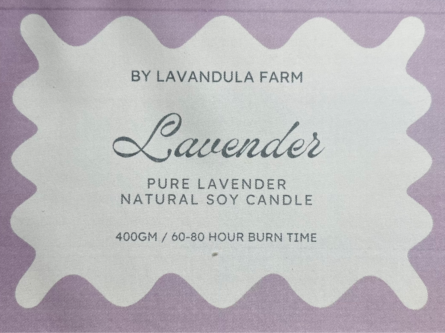 Lavender Soy Candle